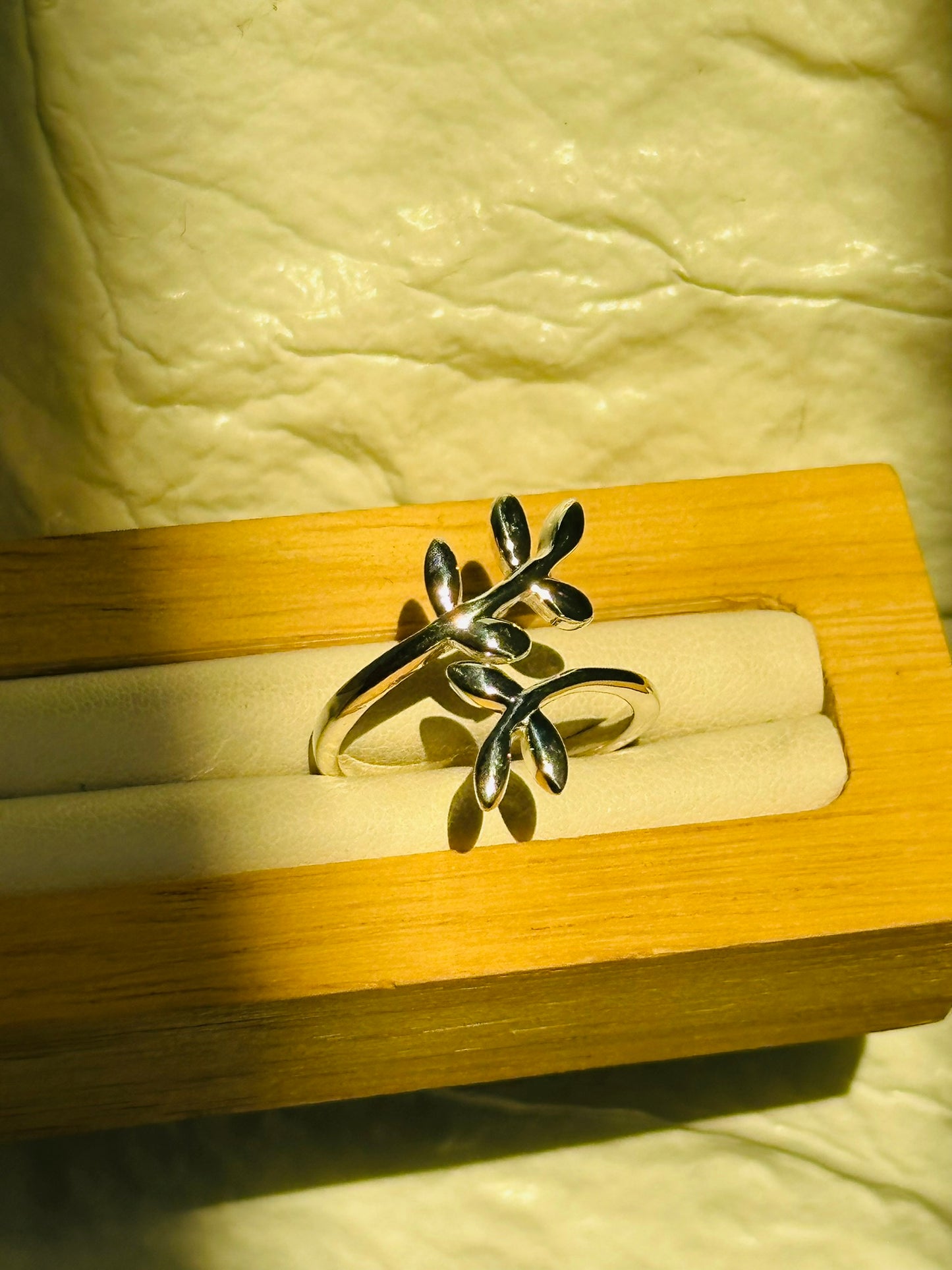 leaf wrap ring