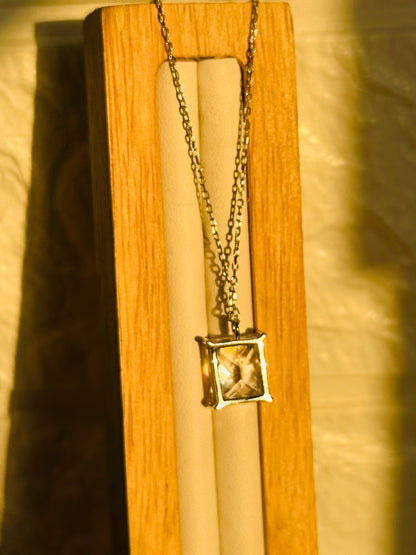Rectangle Spark Neckpiece