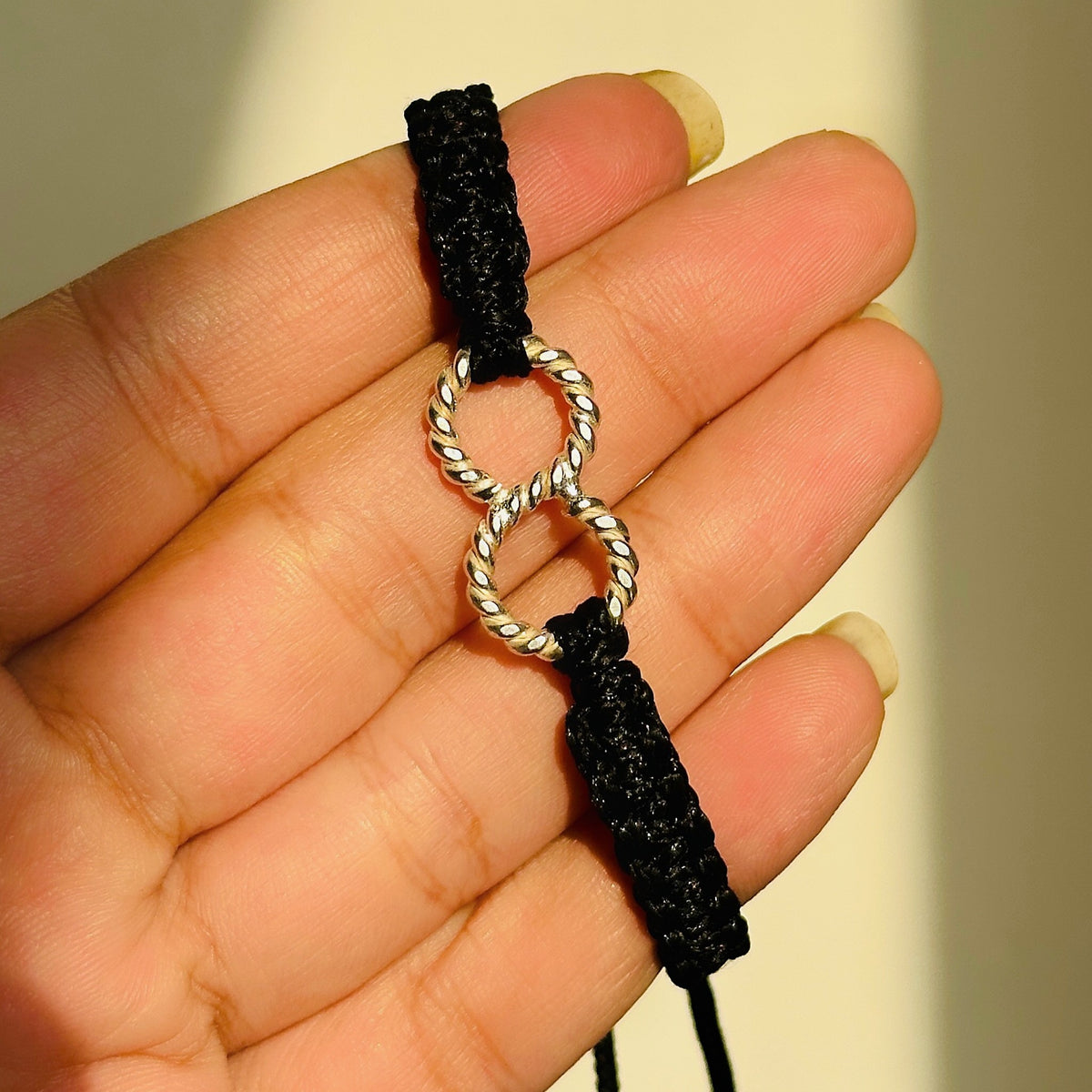 infinity braided band for women