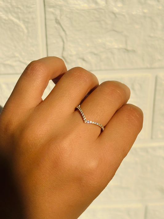 Sparkle Wave Ring