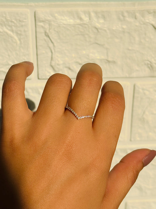 Sparkle Wave Ring