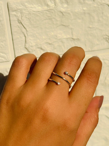 Spiral Serenity Ring