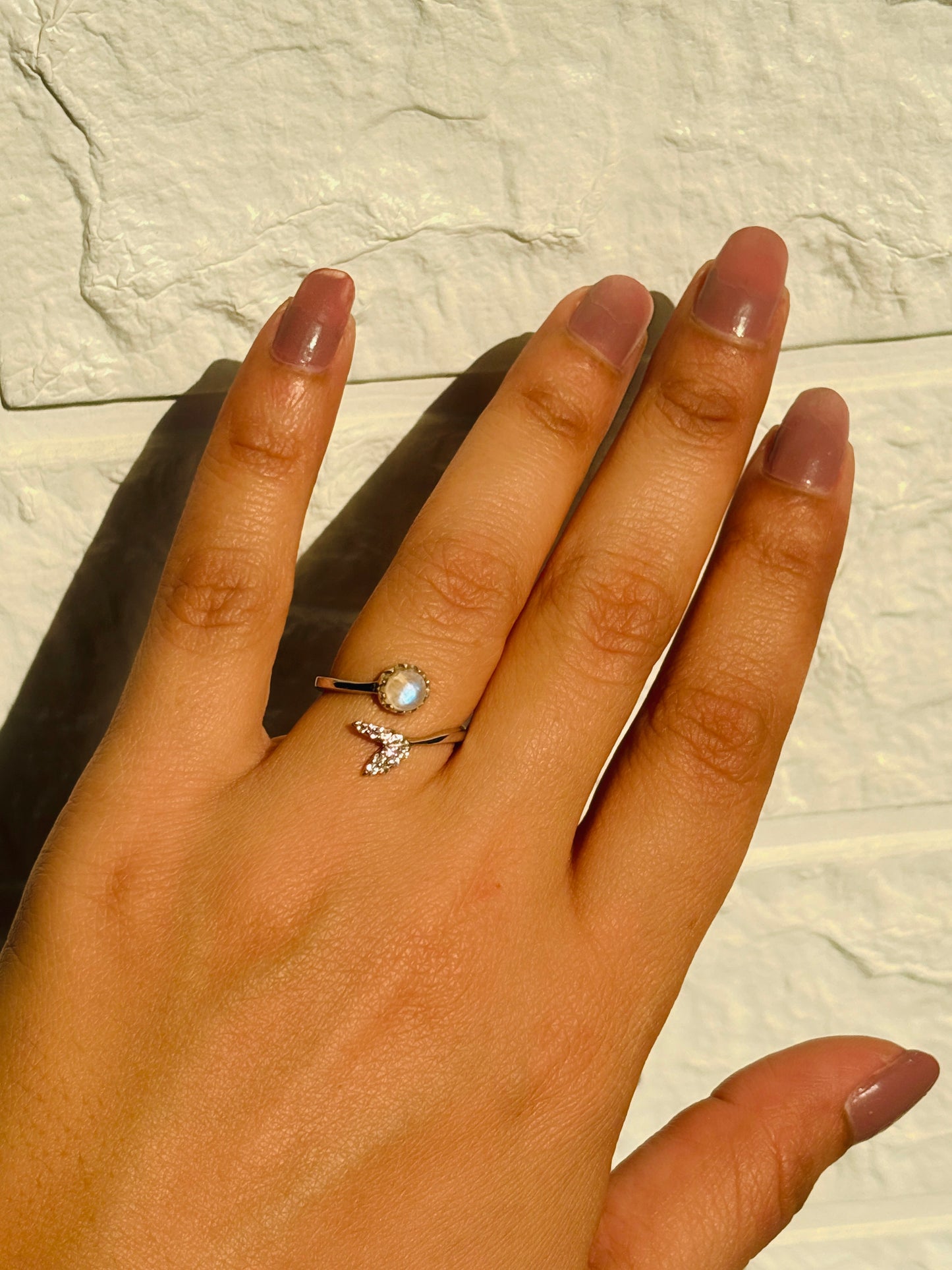 moonstone mermaid ring – 925 sterling silver ring | house of binti