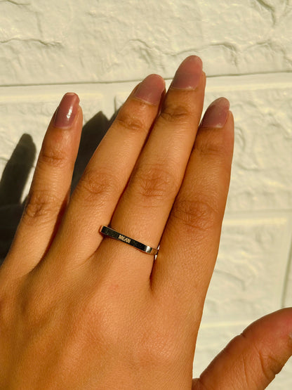 Frame of Words Ring