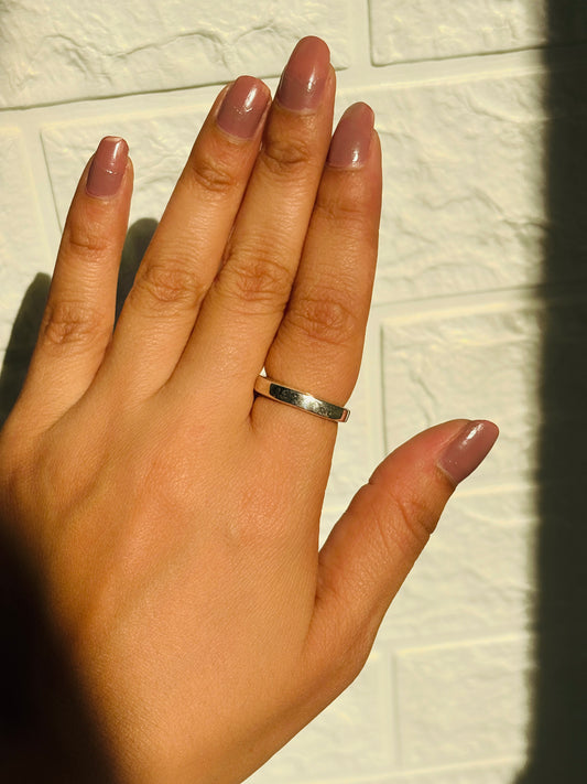 Plain Band – 925 silver band ring | House of Binti