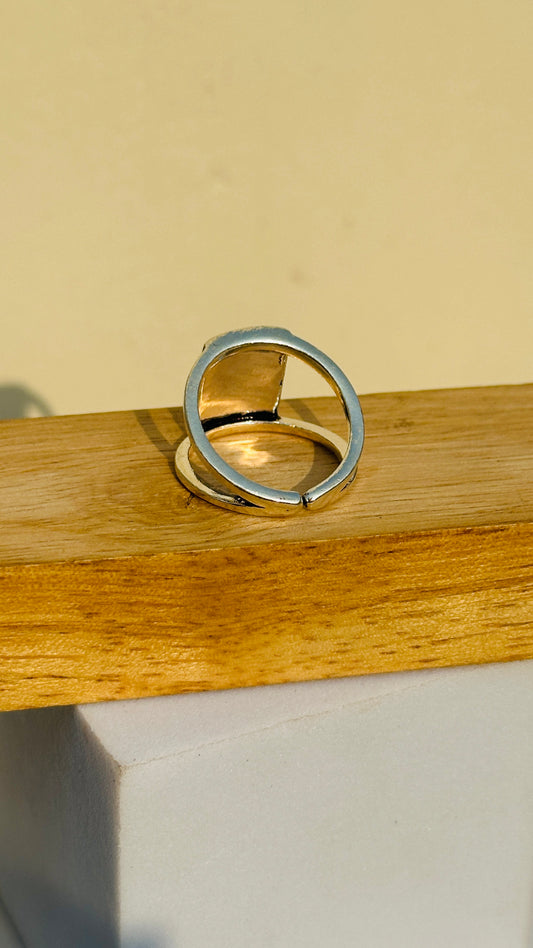 Moonlit Wave Ring