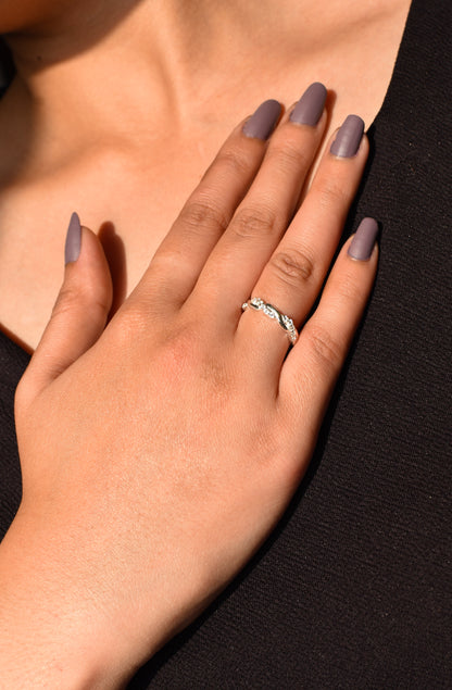 Woven Waves Ring