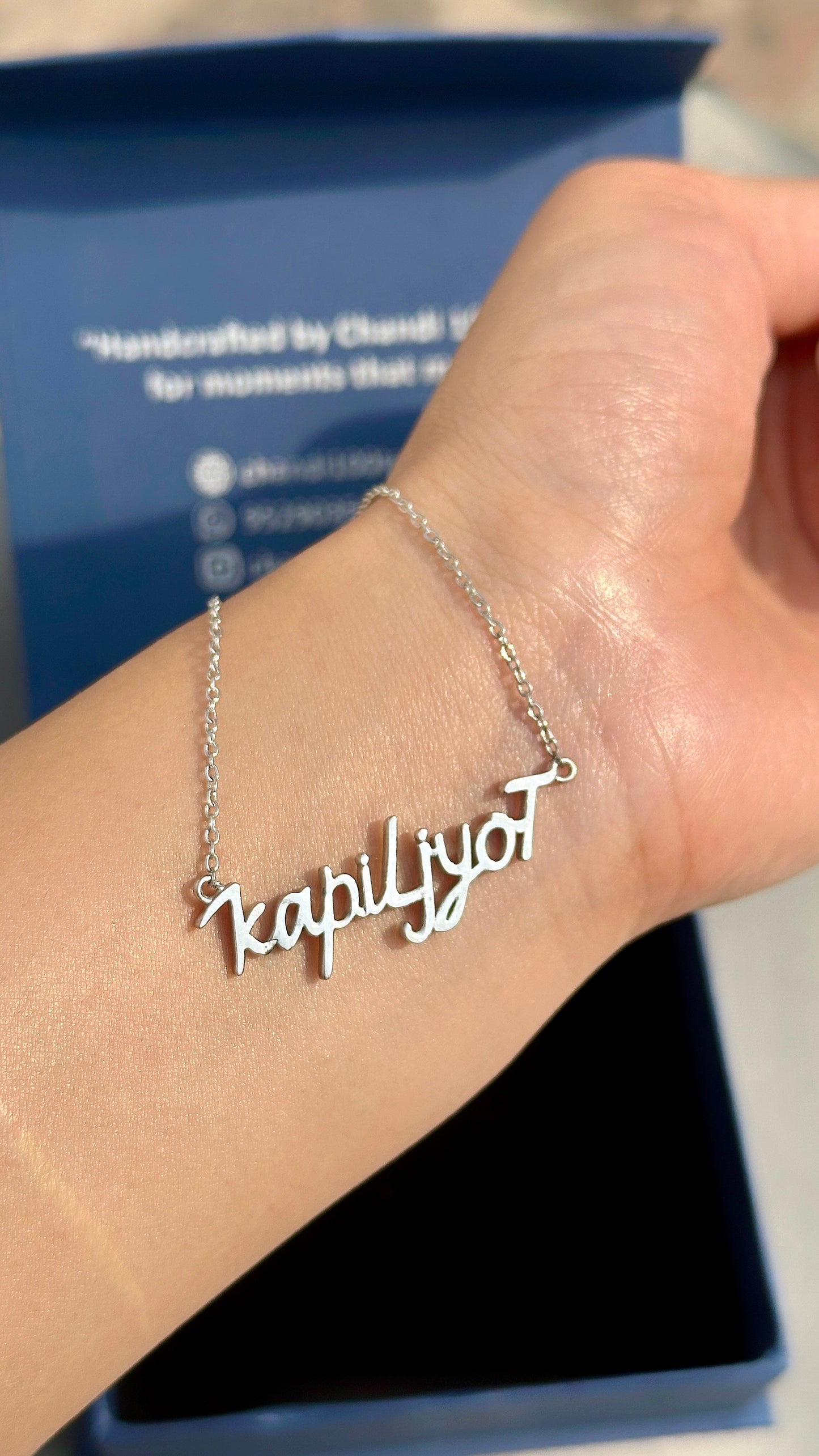 personalized couple name neckpiece