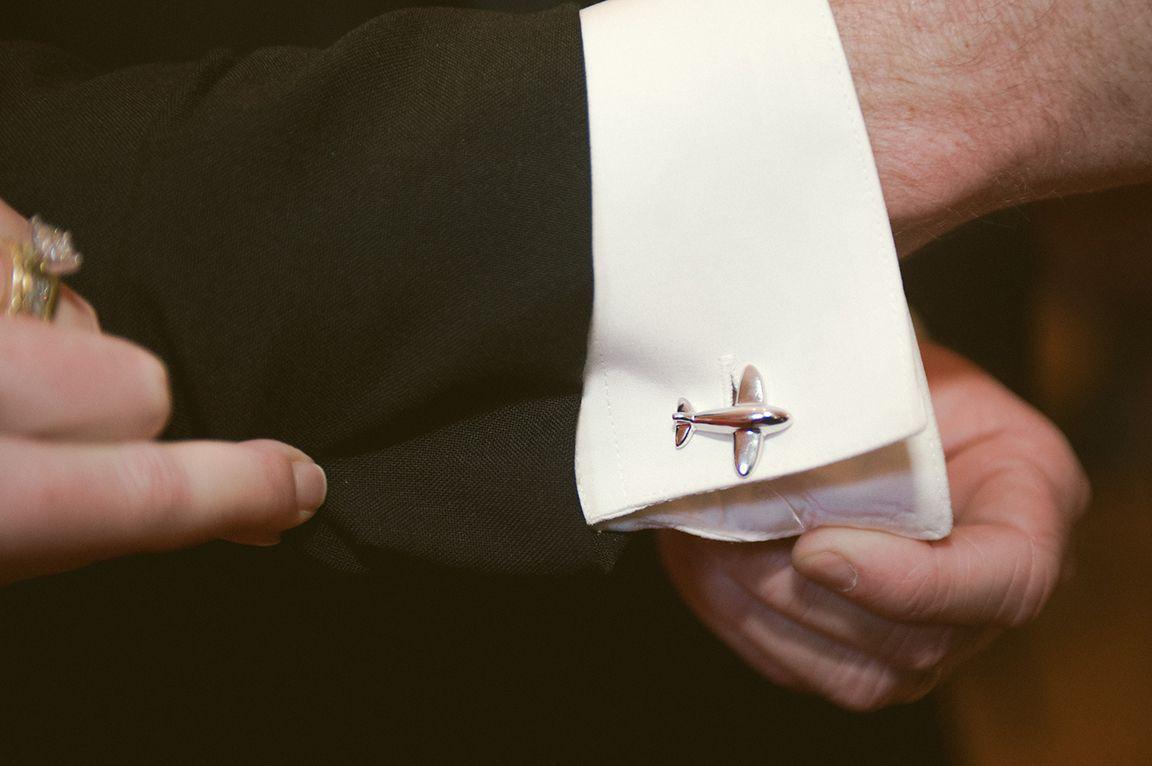 aeroplane cufflinks