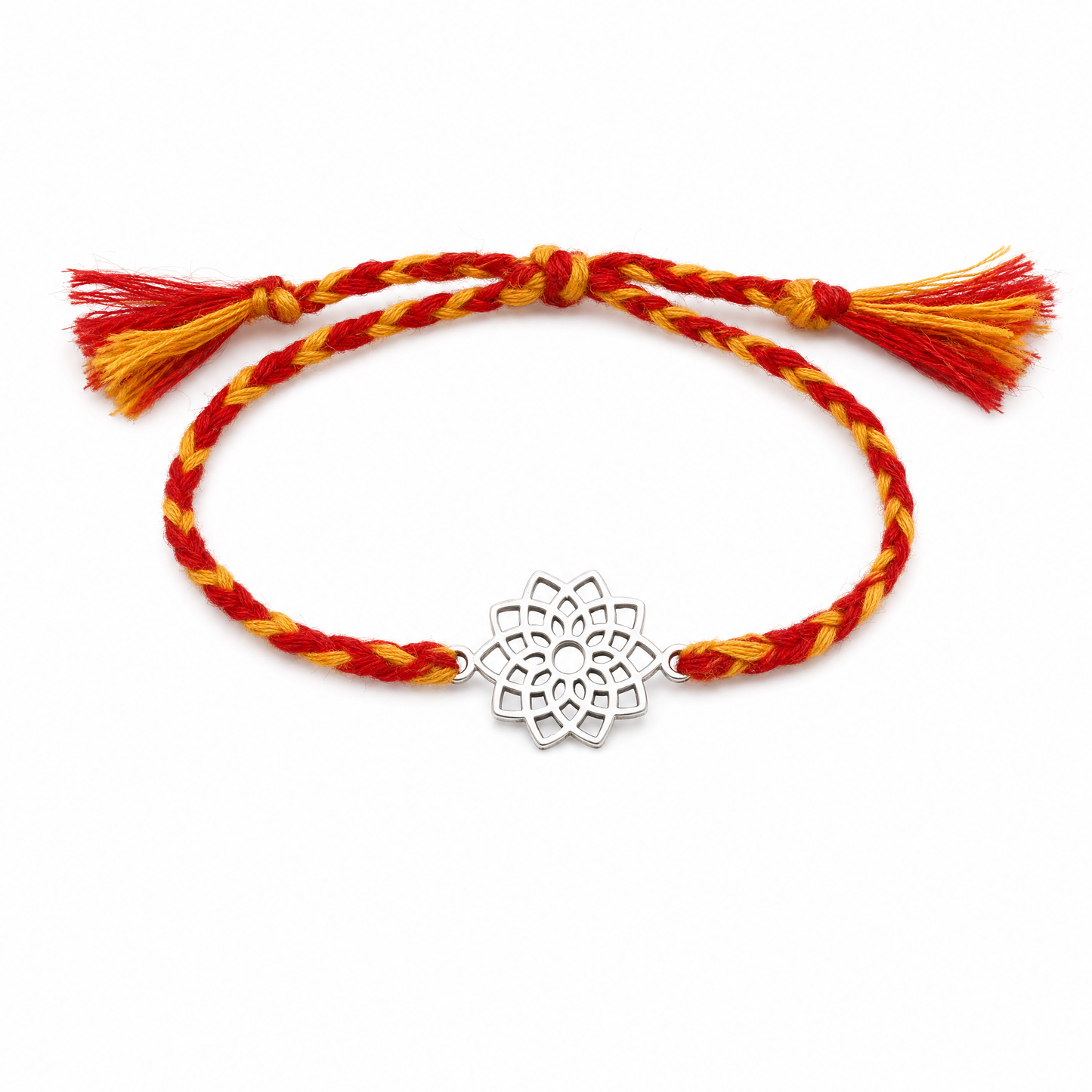 plain flower rakhi