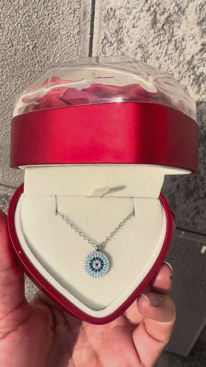 Mini Blue Spark Neckpiece