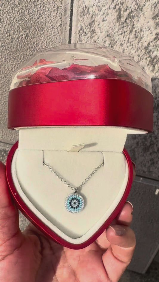 Mini Blue Spark Neckpiece