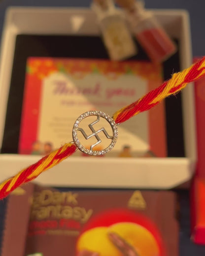 Swastik Glow Rakhi