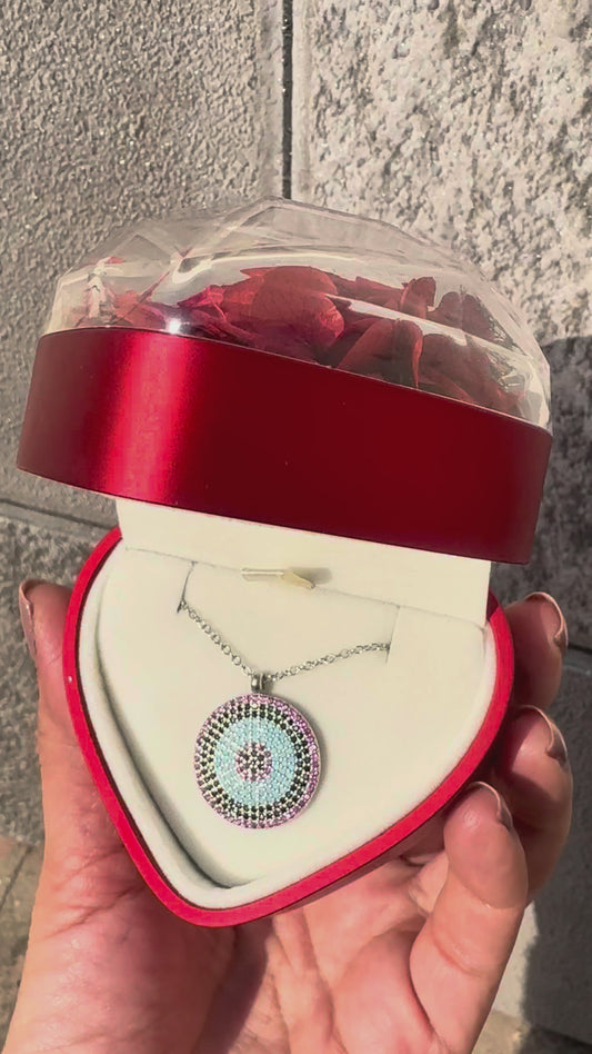 Gemstones Glow Neckpiece